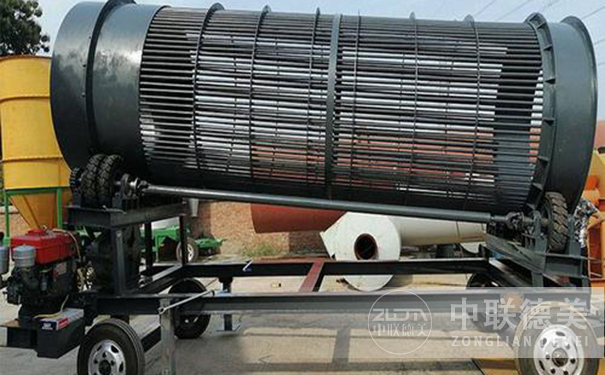 移动式无轴滚筒筛